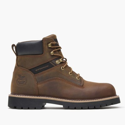 Men's Georgia Boot Core 37 6'' Work Boots, Brown, 10.5 2E Wide US