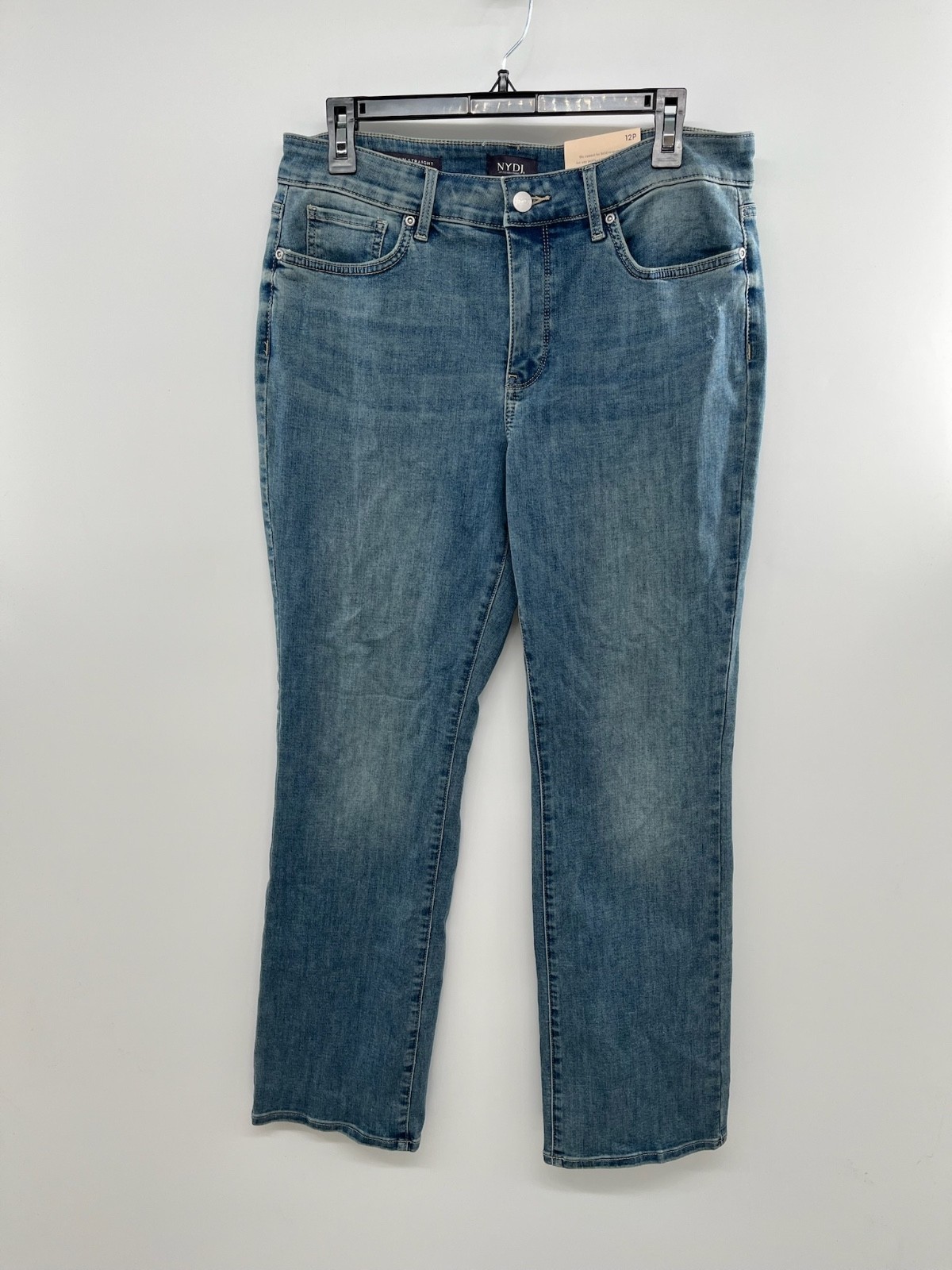 Women's 12p Blue Denim Medium Washed 5-pockets - Nwt