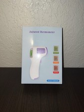 Non-Contact Infrared Thermometer w/LCD Display Purple/White - TG8818N