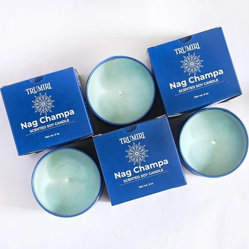 Huge Sale Nag Champa Soy Wax Scented Candle, Your cost approx. $4.49/candle