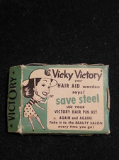Hair Pin 1940s Vintage Victory Hair Pin Kit Smith Victory Corp. with Pins