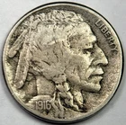 1916-S BUFFALO NICKEL. BEAUTIFUL VERY FINE VF EARLY CIRCULATED COIN!