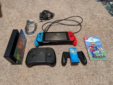 Nintendo Switch HAC-001, Accessories, And Mario and Sonic at the Olympic Games