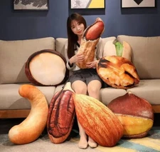 Simulation Pillow Nut Food Plush Toy Lifelike Snack Food Stuffed Toy Pecans