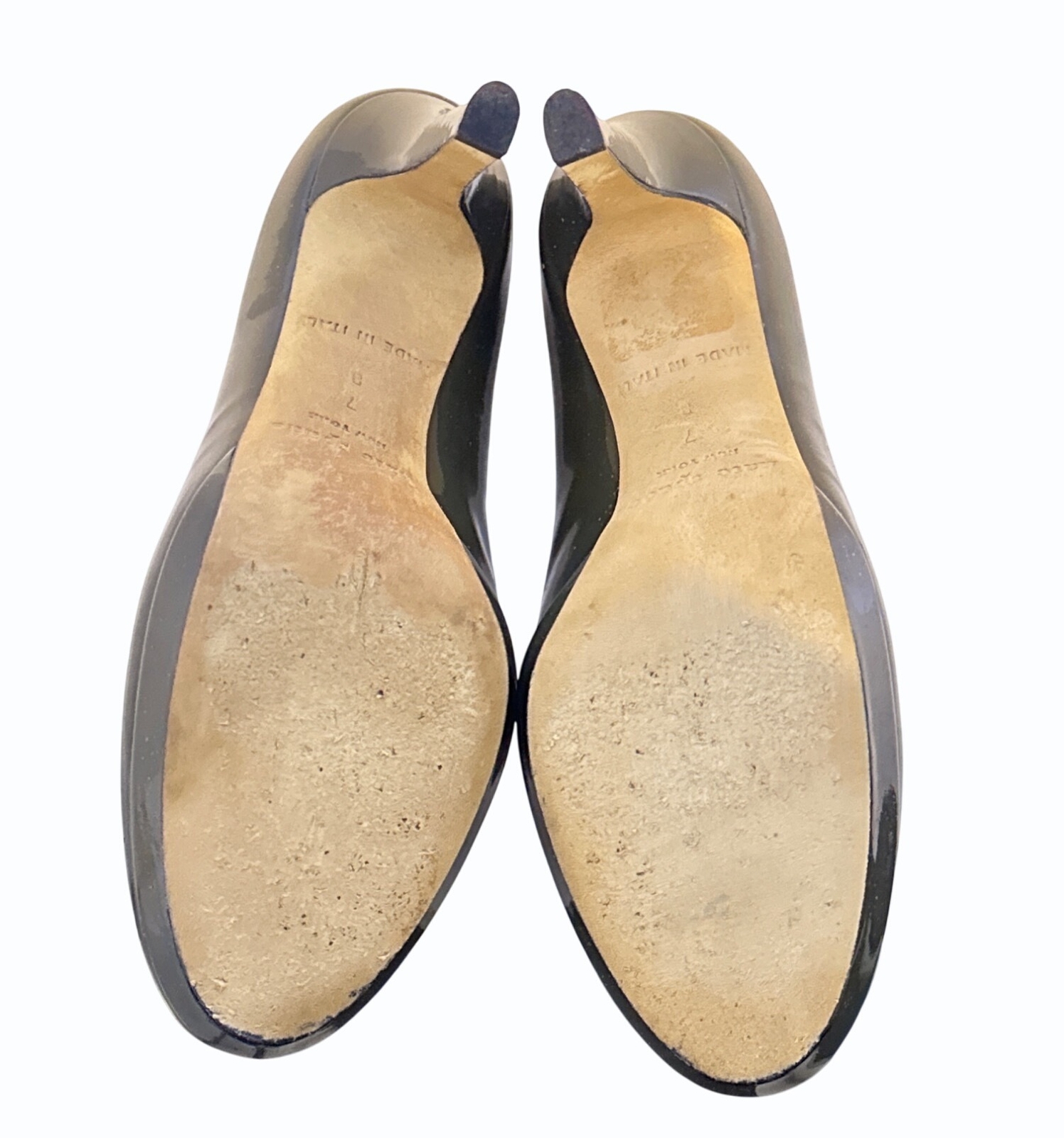 Kate Spade New York Womens Patent Leather Green Stiletto Made in Italy Size 7 B thumbnail 7