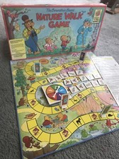 The Berenstain Bears Nature Walk Board Game First Time Game Made In USA Complete