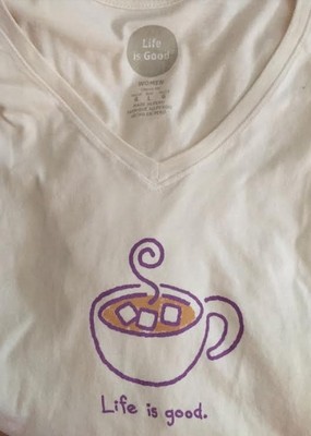 Cotton T-Shirt Hot Chocolate LARGE 