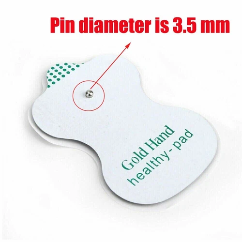 50PCS Massager & Electrode Snap On Replacement Pads For Pulse Tens Unit US - Picture 5 of 17