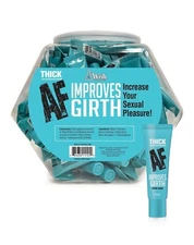 Thick Af Fishbowl 65 Pack Girth Cream 10ml Lubricant, New