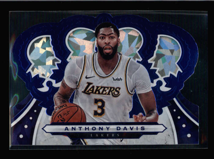 ANTHONY DAVIS 2019/20 PANINI CROWN ROYALE #78 DIE-CUT BLUE #65/99 FC4635