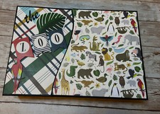 Premade Handmade Zoo Animal Theme Mini Scrapbook Album