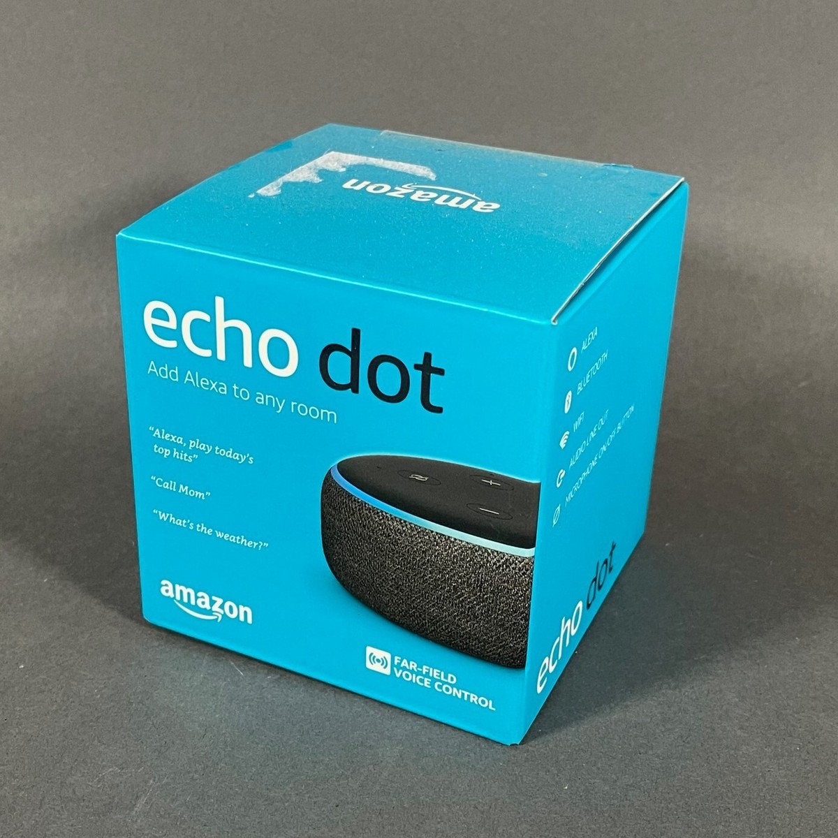 Amazon Echo Dot 3rd Generation Black Far Field Voice Control Smart