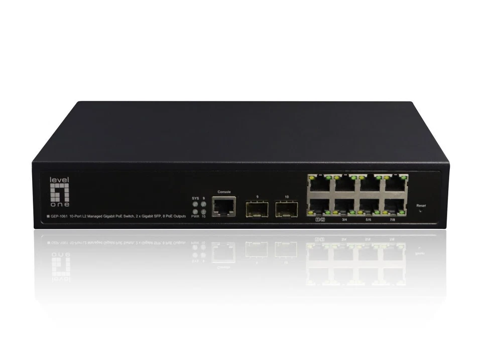 Switch GEP-1061 PoE Gigabit Level One