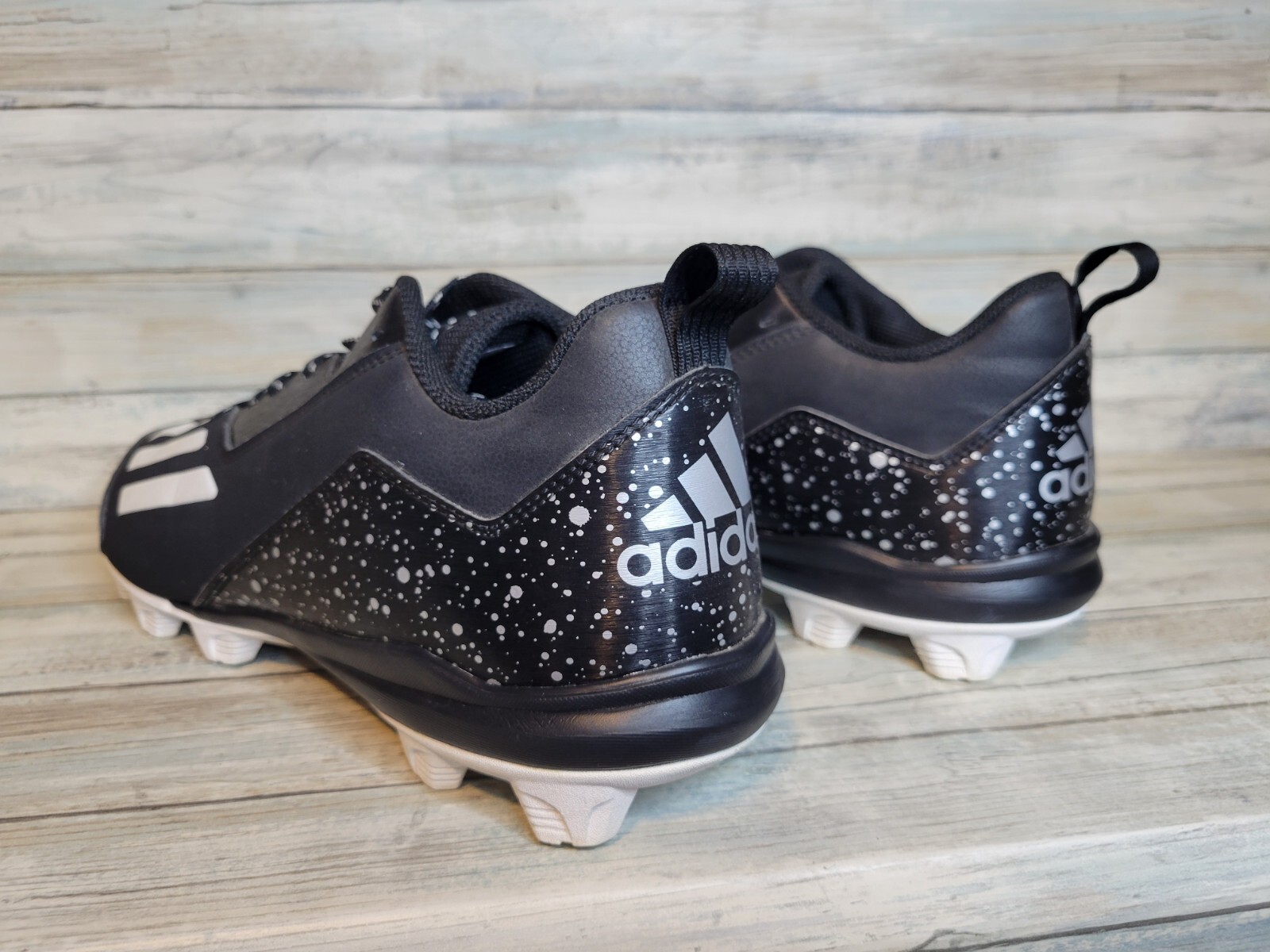 Adidas Adizero Black Football Cleat Men's 12 Baseball