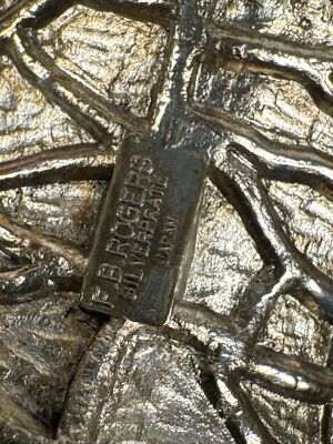 Vintage F.B. Rogers Silverplate Peanut Covered Dish Trinket