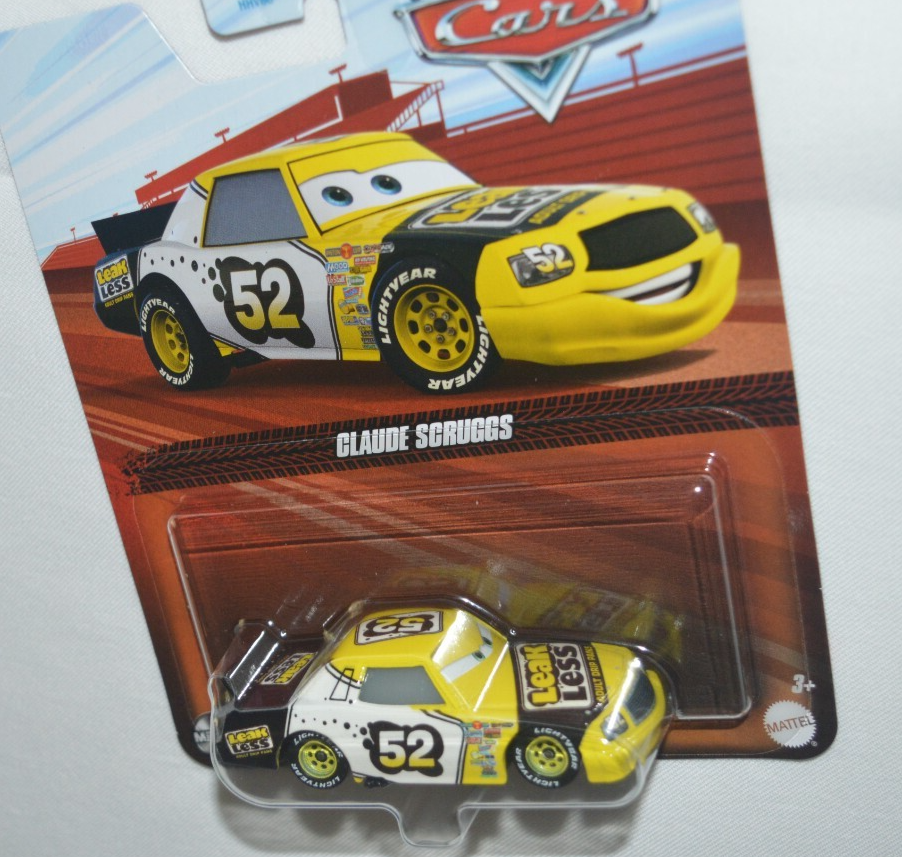 DISNEY PIXAR 2024 CARS METAL - CLAUDE SCRUGGS # 52 YELLOW | eBay