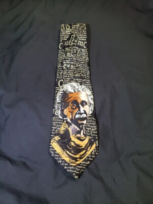 EINSTEIN ''E=MC 2''  Men's Tie, Keith Daniels, Mathematics, Big Bang Theory, Silk