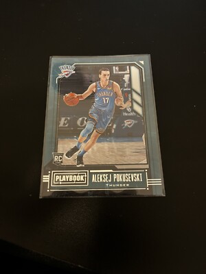 2020-21 Panini Chronicles Bronze Playbook #182 ALEKSEJ POKUSEVSKI RC OKC Thunder