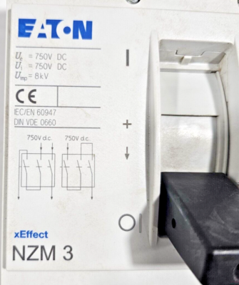 EATON xEFFECT NZM 3 NZMN3 400 A 3 POLE CIRCUIT BREAKER USED | eBay