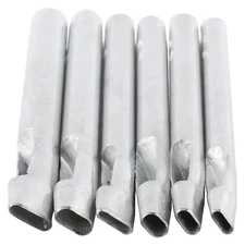 6 Pcs Oval Shape Hole Punch Set, 6 Sizes 2-4Mm Leather Belt Hollow Punching Tool