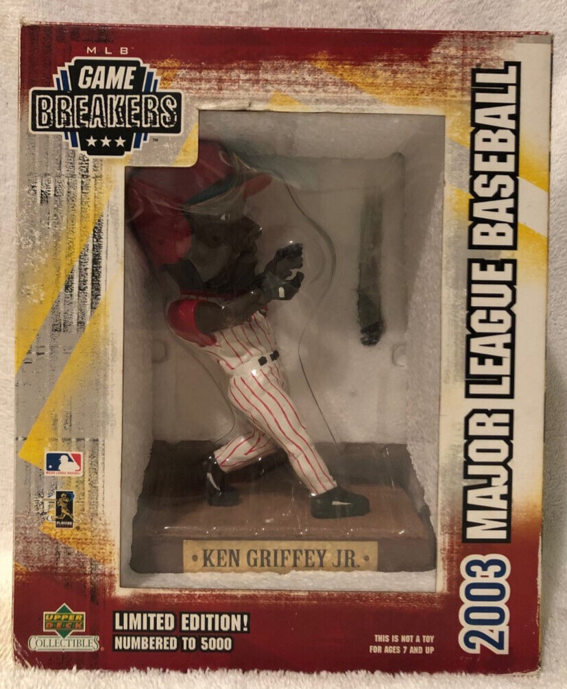 KEN GRIFFEY JR. Cincinnati Reds 2003 UpperDeck Game Breaker Figurine NIB-image