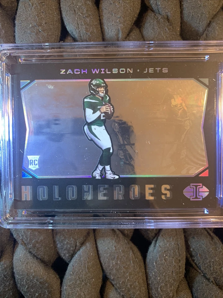 Zach Wilson RC 2021 Panini Illusions HoloHeroes #HHZW-6 CSG 9 Pop 2 Graded Slab - Image 3 of 4