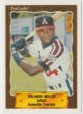 1990 CMC #668 Orlando Miller - Asheville Tourists