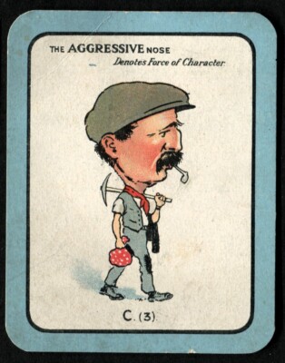 Tabakkarte, Carreras, DAS NASENSPIEL, groß, 1927, C3