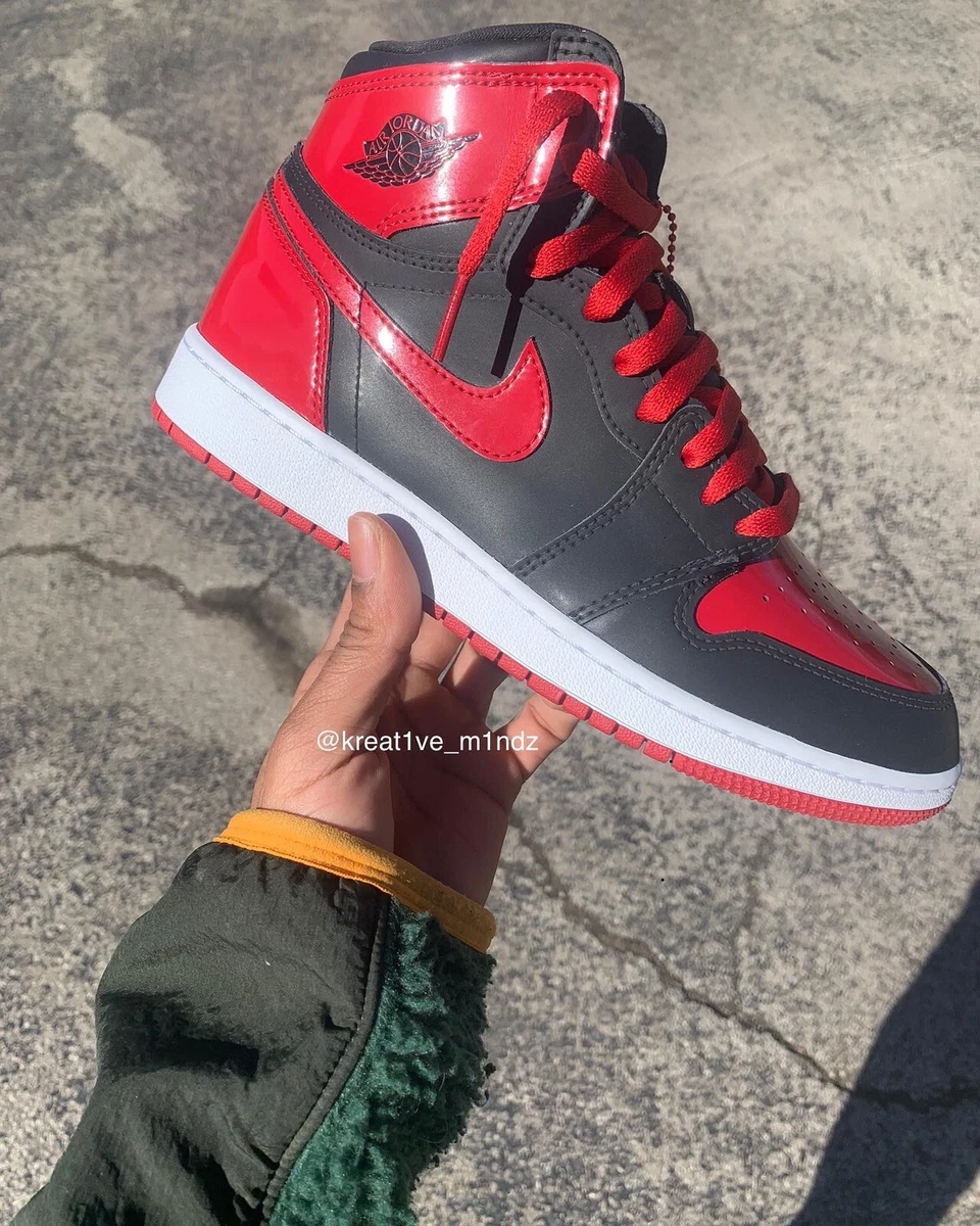 jordan 1 high og patent bred custom