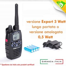 RICETRASMETTITORE MIDLAND G7 LPD PMR WALKIE TALKIE BIBANDA VER EXPORT 3WAT C.08