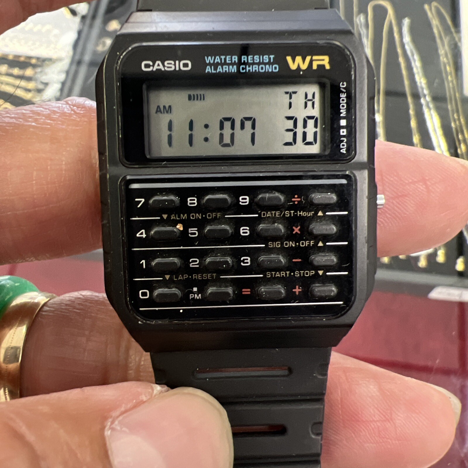 Casio Calculator CA-53 Unisex Watches Alarm Chronographs (excellent)$$-image