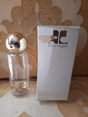 Imprint de Courrèges Eau de Toilette Dose und Flasche (Ende 70er Jahre)