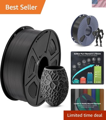 PLA , Neatly Wound PLA 3D Printing Filament 1.75mm, Dimensional Accuracy +/- ...