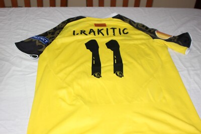 Maillot Officiel Sevilla FC Europa League – Warrior, Taille M, Dos N°11 I.Rakitic