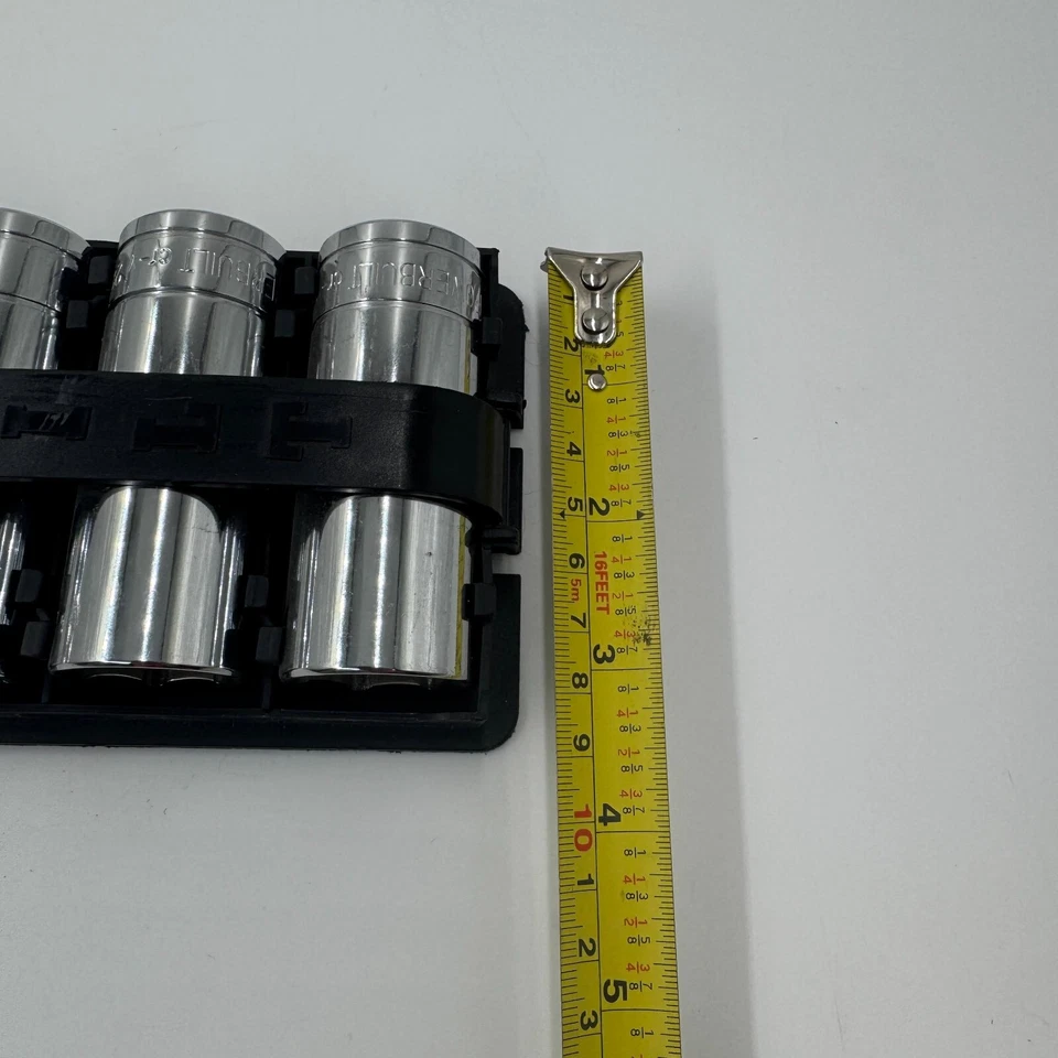 8 Piece 1/2 Inch Drive Metric 6 Point Deep Socket Set - 640055 NOS - Image 3 of 4