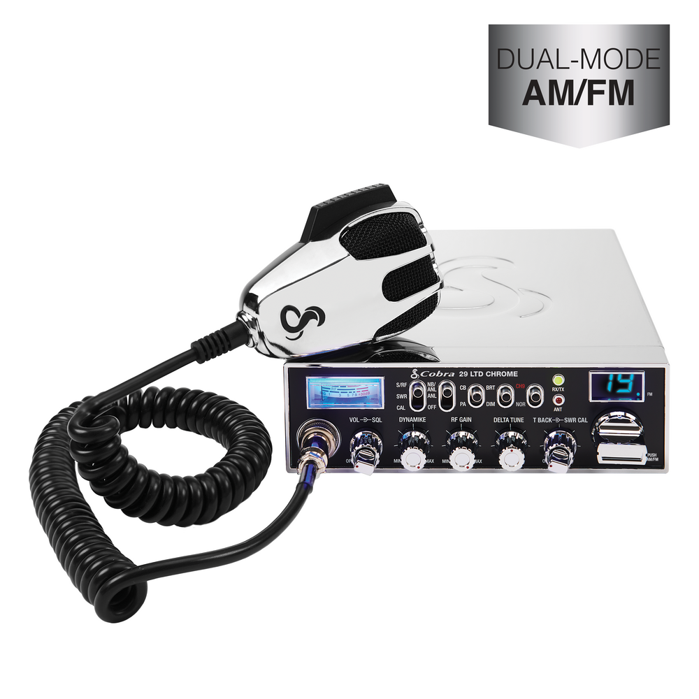 Cobra 29 LTD Chrome CB Radio Dual Mode AM/FM 2023 Model