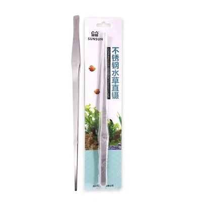 Pinces, Retta Inoxydable 38 CM Acquascaping Soin Plantes Waser Aquarium Douceur - Photo 1/4
