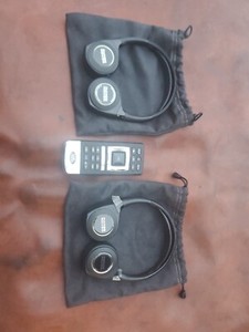 2014 2015 2016 Land Rover Sport REAR SEAT Entertainment Remote +Headphones OEM
