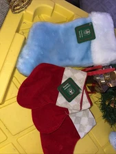 Set of 4 Christmas Stockings Mini