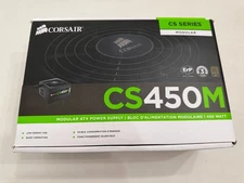 ⭐ CORSAIR  Modular Power Supply  CS450M 450W with cables for PC   computer