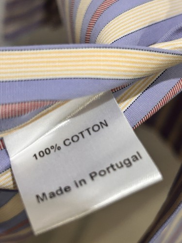 Dunhill Smart Stripe Formal Shirt, Size L, Long Sleeves, 100%cotton , VGC (bg6) - Picture 8 of 11