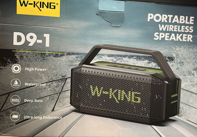 W-KING Musikbox Bluetooth Lautsprecher D9-1 , 60W Wasserdicht IPX6 , 40H