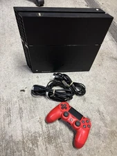 Sony PlayStation 4 (500 GB) - Black with Red Controller (slight stick drift)