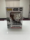 Funko POP! Star Wars #296 Silver Chrome Stormtrooper damage