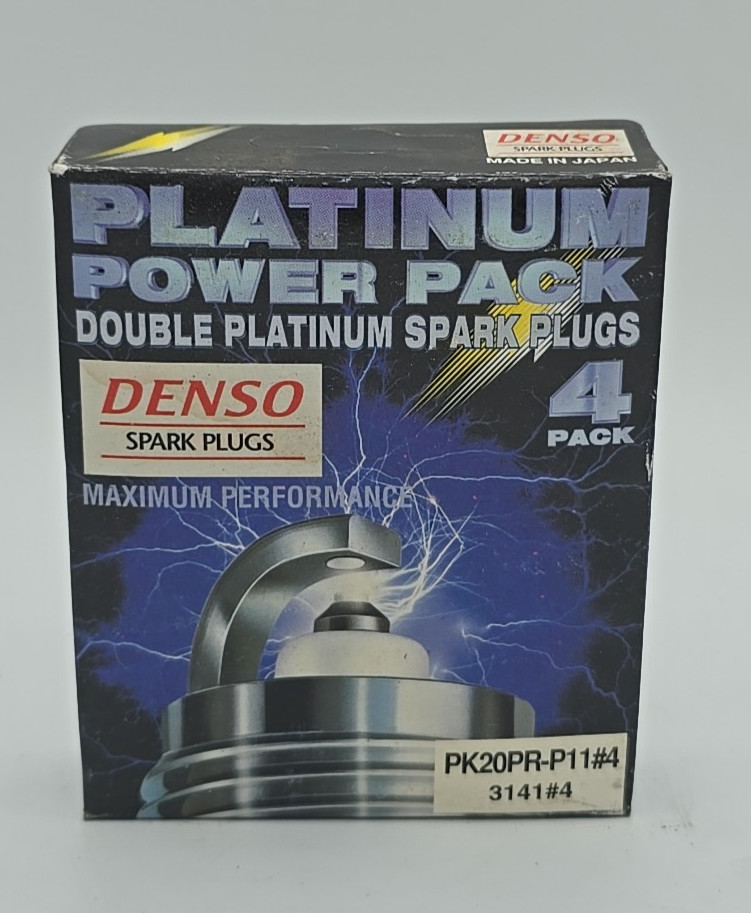 NOS Denso Double Platinum Spark Plugs 3141 PK20PR-P11 pack of 4 spark plugs