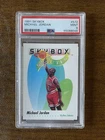 1991-92 Skybox #572 Michael Jordan PSA 9 Graded Basketball Card Skybox Salutes