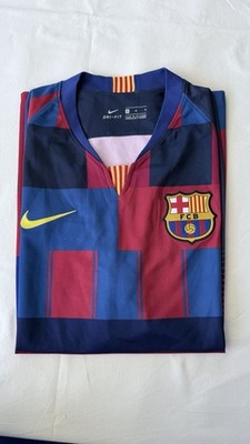 Rarität SonderTrikot traumhaft schönes Barça FC Barcelona T-Shirt Trikot in Gr M