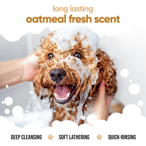 Buddycare Haferflocken Hundeshampoo für juckende Haut & stinkende Hunde - SLS, sulfatfrei - Bild 4 von 10