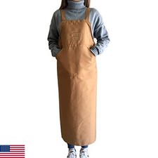 IN N ART Artist Apron / Long Apron - Gold Brown AP0000016-Brown