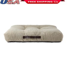 Cozy Cord Tufted Dog Bed Machine Washable Orthopedic Fill Eco-Friendly Pet Keep